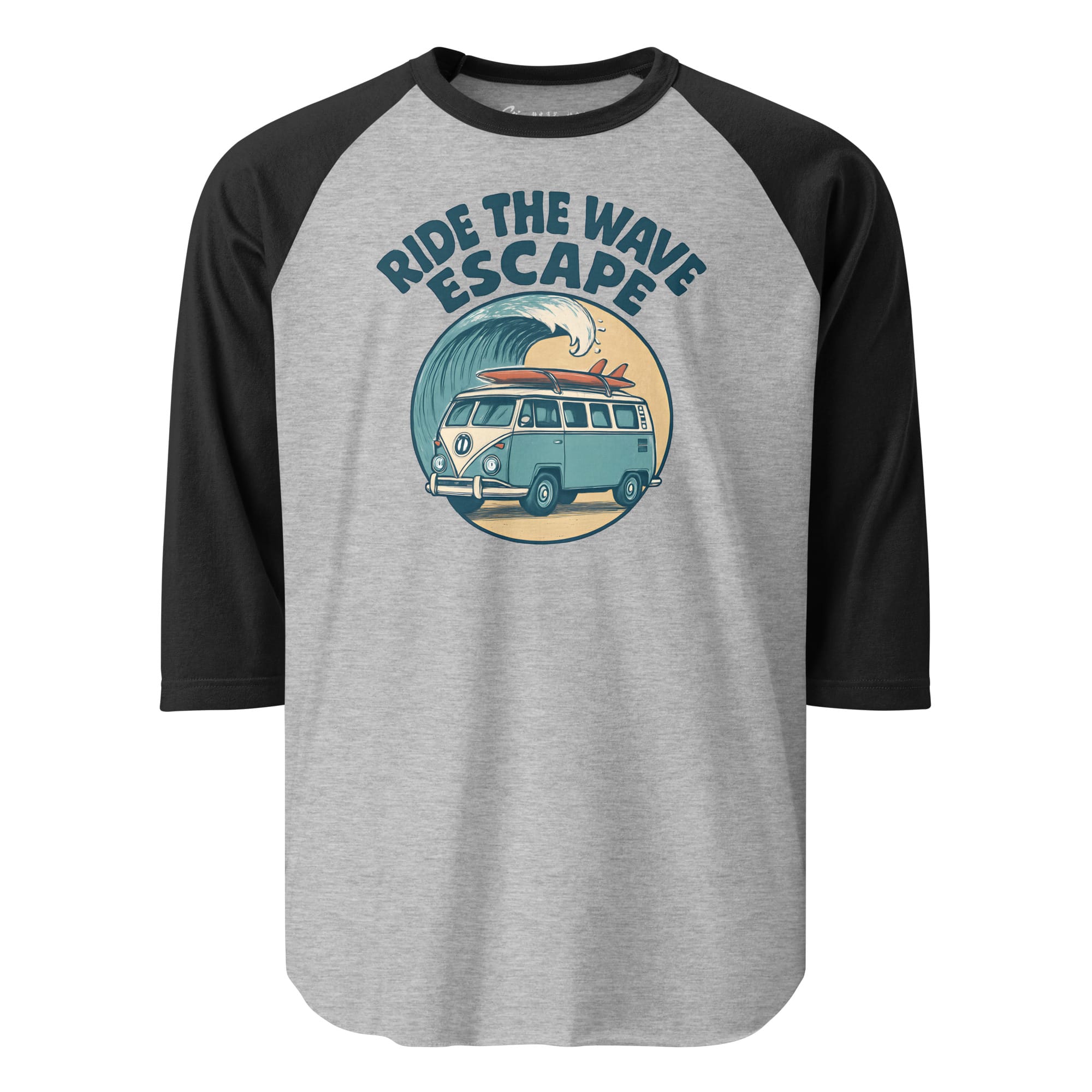 3/4 sleeve raglan shirt