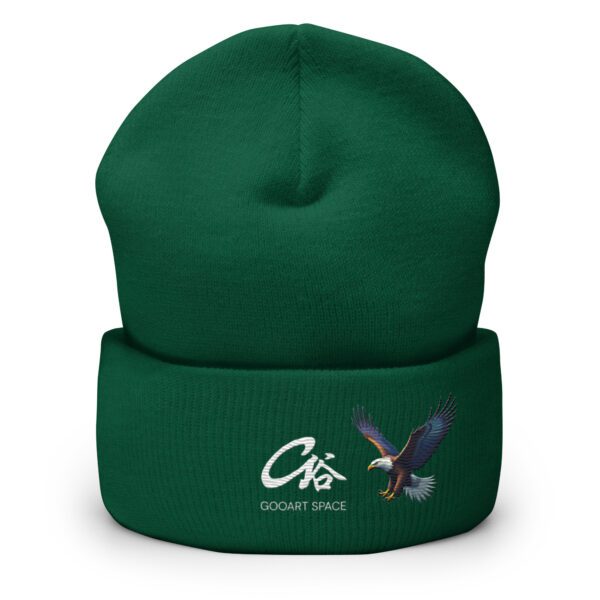 Majestic Eagle Cuffed Beanie - Image 8