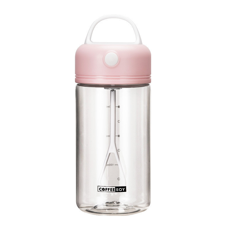 Pink rabbit edition electric protein shaker bottle 380ml