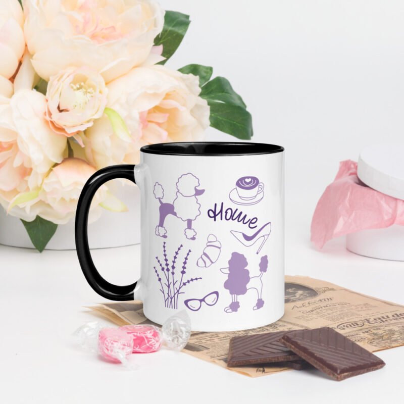 Best Home Comforts Ceramic Mug with Stylish Illustrations 2