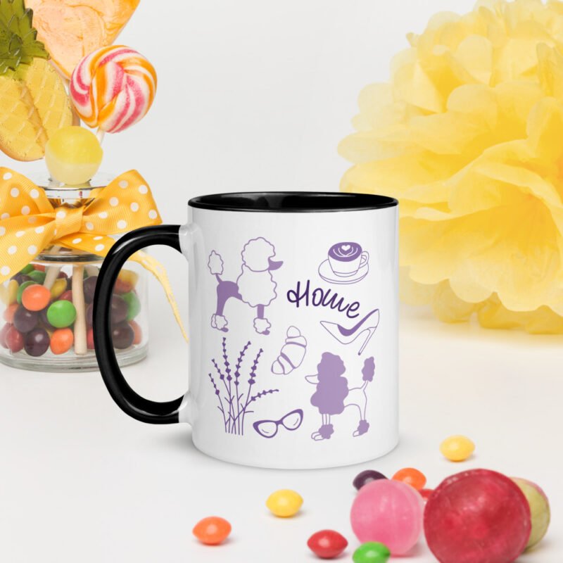 Best Home Comforts Ceramic Mug with Stylish Illustrations 3