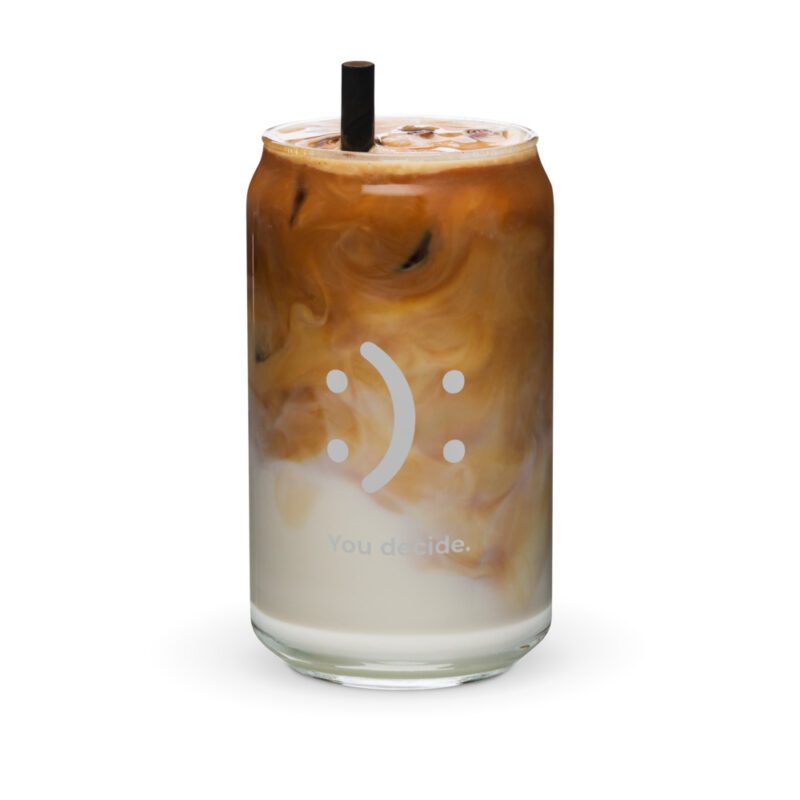 Trendy Can-Shaped Glass 16oz - Perfect for Sodas, Iced Coffees, and Cocktails - Image 20