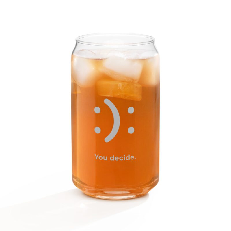 Trendy Can-Shaped Glass 16oz - Perfect for Sodas, Iced Coffees, and Cocktails - Image 21