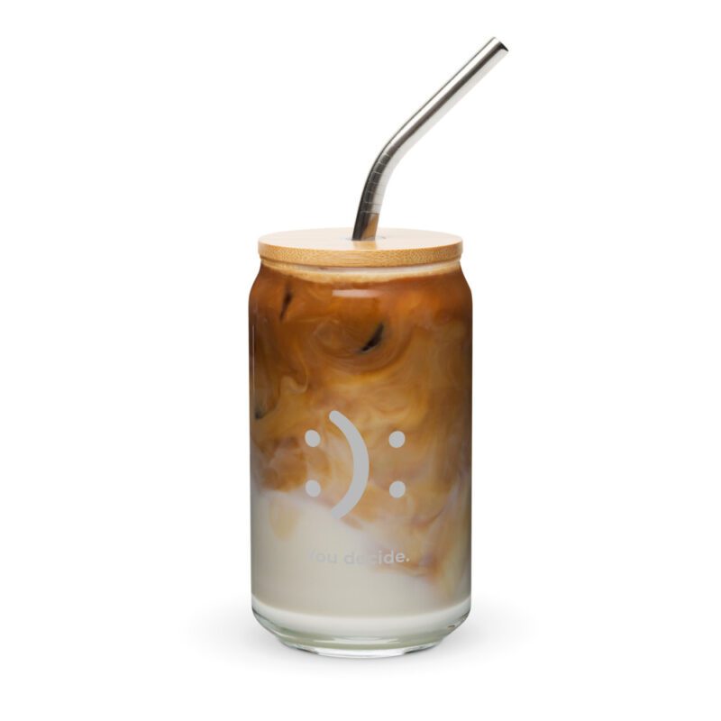 Trendy Can-Shaped Glass 16oz - Perfect for Sodas, Iced Coffees, and Cocktails - Image 8