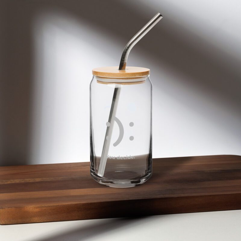 Trendy Can-Shaped Glass 16oz - Perfect for Sodas, Iced Coffees, and Cocktails - Image 10