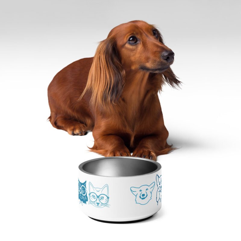 pet bowl white 18 oz front 2 66cc59c00f6c0