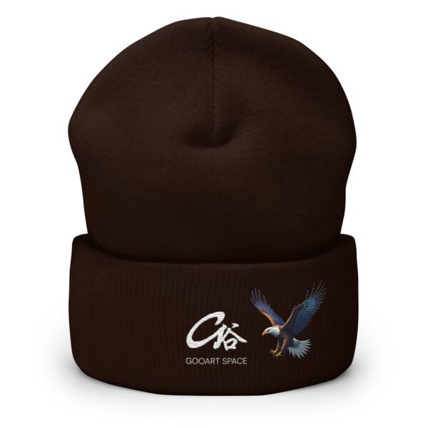 Majestic Eagle Cuffed Beanie - Image 2