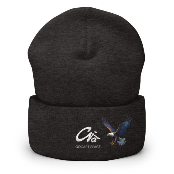 Majestic Eagle Cuffed Beanie - Image 4