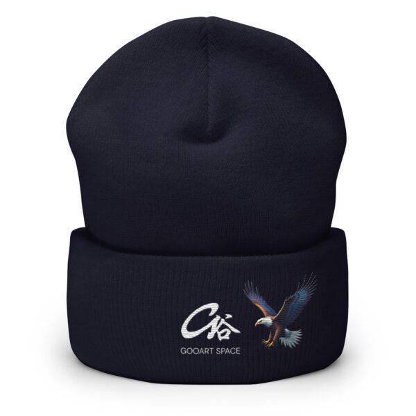 Majestic Eagle Cuffed Beanie - Image 3