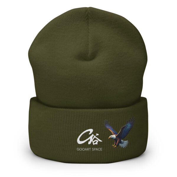 Majestic Eagle Cuffed Beanie - Image 7