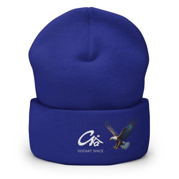 Majestic Eagle Cuffed Beanie - Image 5