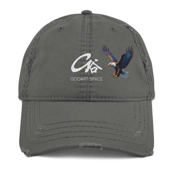 Majestic Eagle Distressed Dad Hat - Image 3