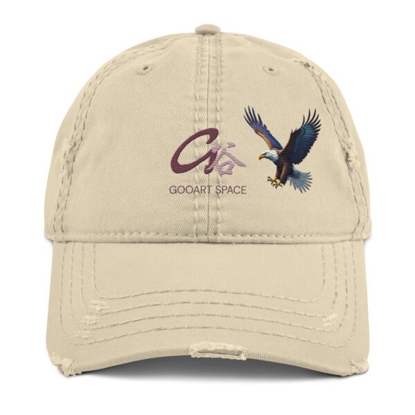 Majestic Eagle Distressed Dad Hat - Image 4