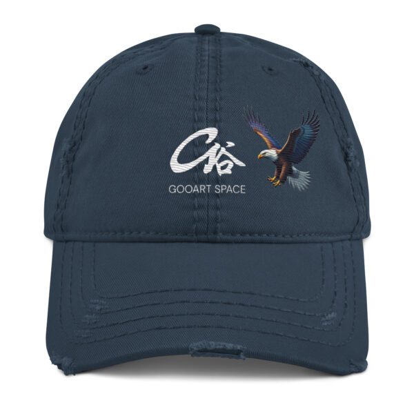 Majestic Eagle Distressed Dad Hat - Image 2