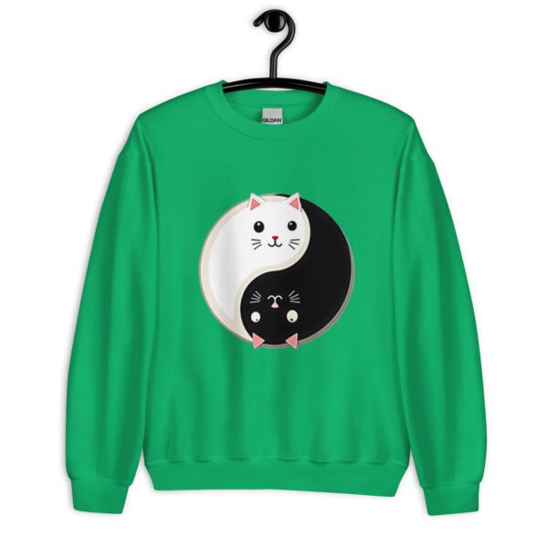 Cat Harmony Unisex Sweatshirt - Image 9