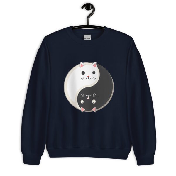 Cat Harmony Unisex Sweatshirt - Image 4