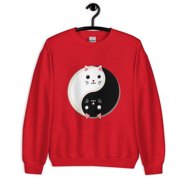 Cat Harmony Unisex Sweatshirt - Image 5