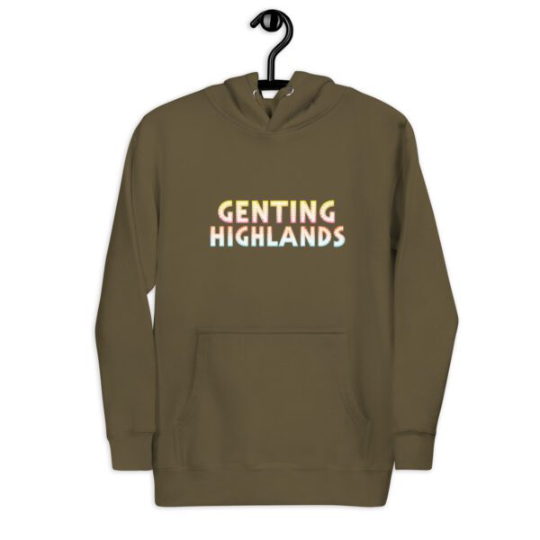 "GENTING HIGHLANDS" Neon Dots Unisex Hoodie - Image 9