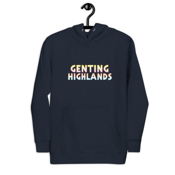 "GENTING HIGHLANDS" Neon Dots Unisex Hoodie - Image 3