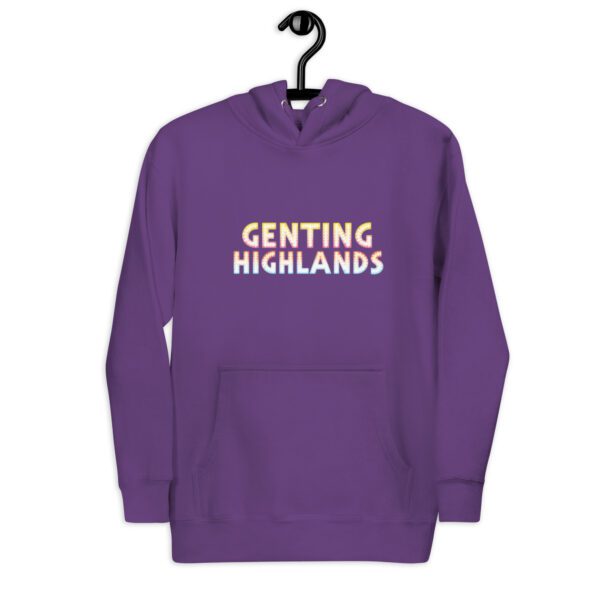 "GENTING HIGHLANDS" Neon Dots Unisex Hoodie - Image 7