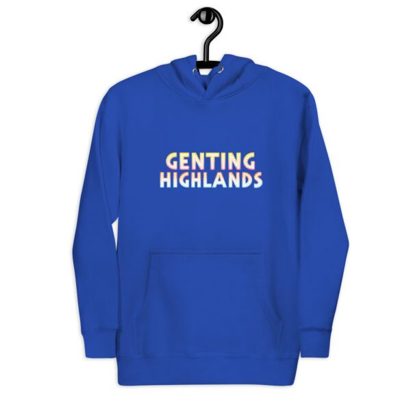 "GENTING HIGHLANDS" Neon Dots Unisex Hoodie - Image 6