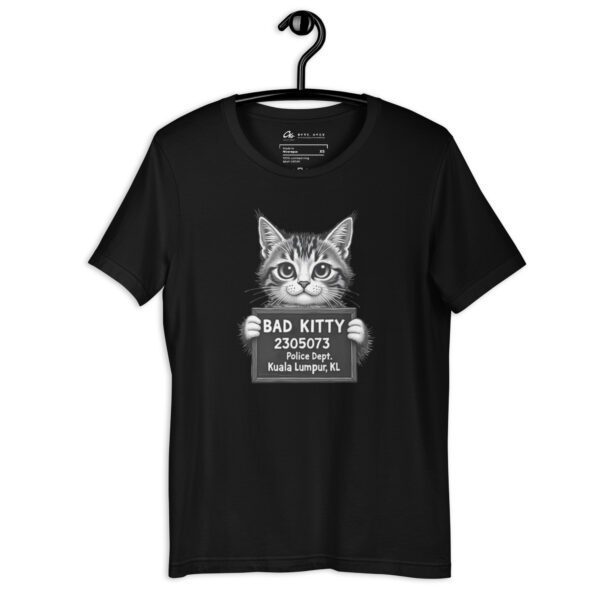 Bad Kitty Dark Unisex T-shirt - Image 2