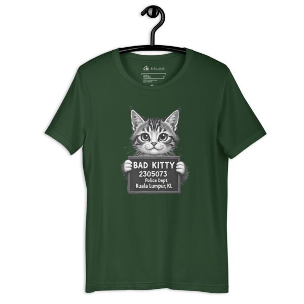 Bad Kitty Dark Unisex T-shirt - Image 13