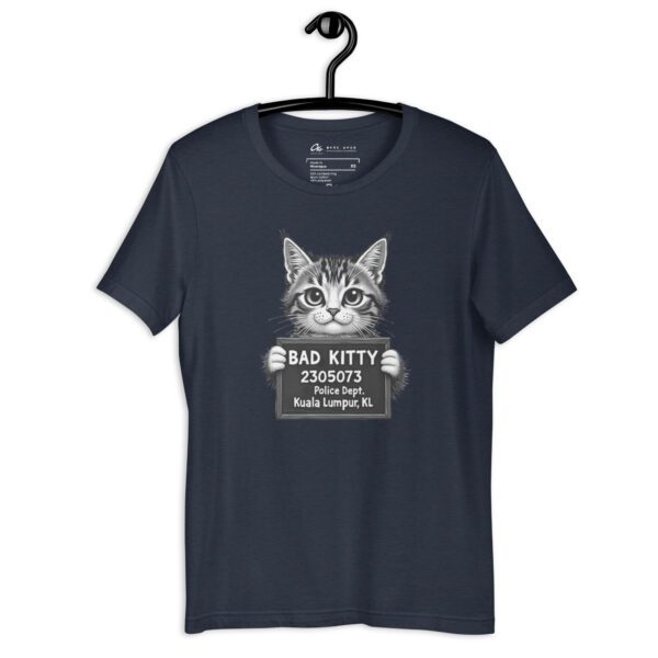 Bad Kitty Dark Unisex T-shirt - Image 12