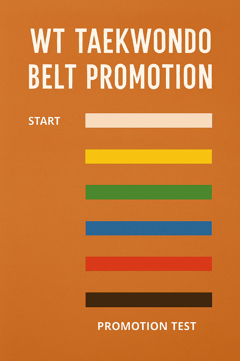 WT Taekwondo Belt Promotion