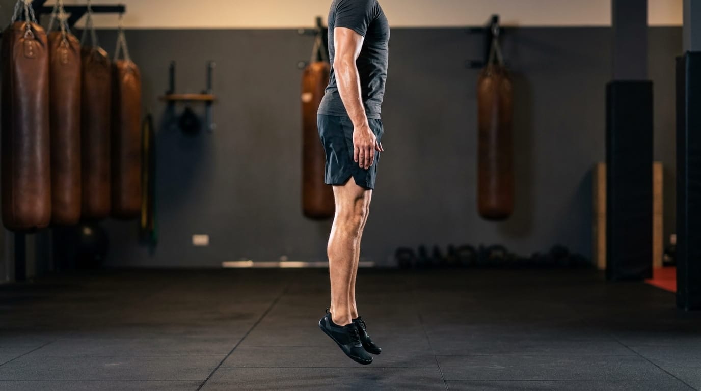 Lompatan Pogo Pergelangan Kaki – Pantulan Getah Bola Kaki