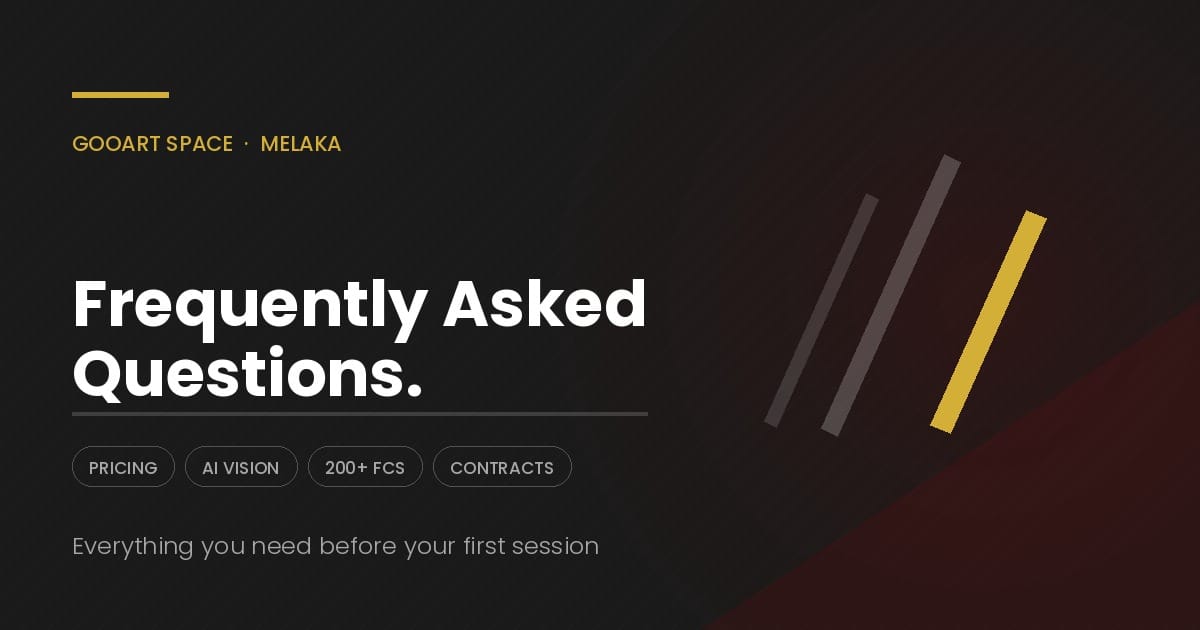 Gooart Space FAQ — pricing, AI Vision, 200+ FCS and contracts