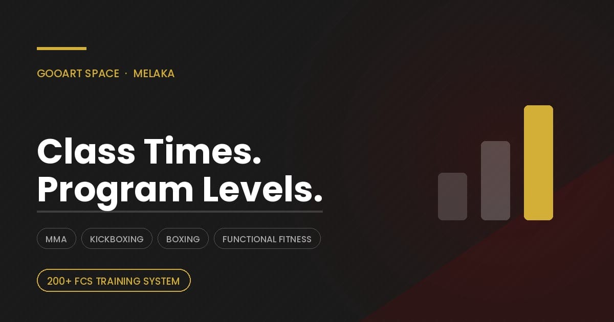 Training schedule and 200+ FCS curriculum levels in Melaka