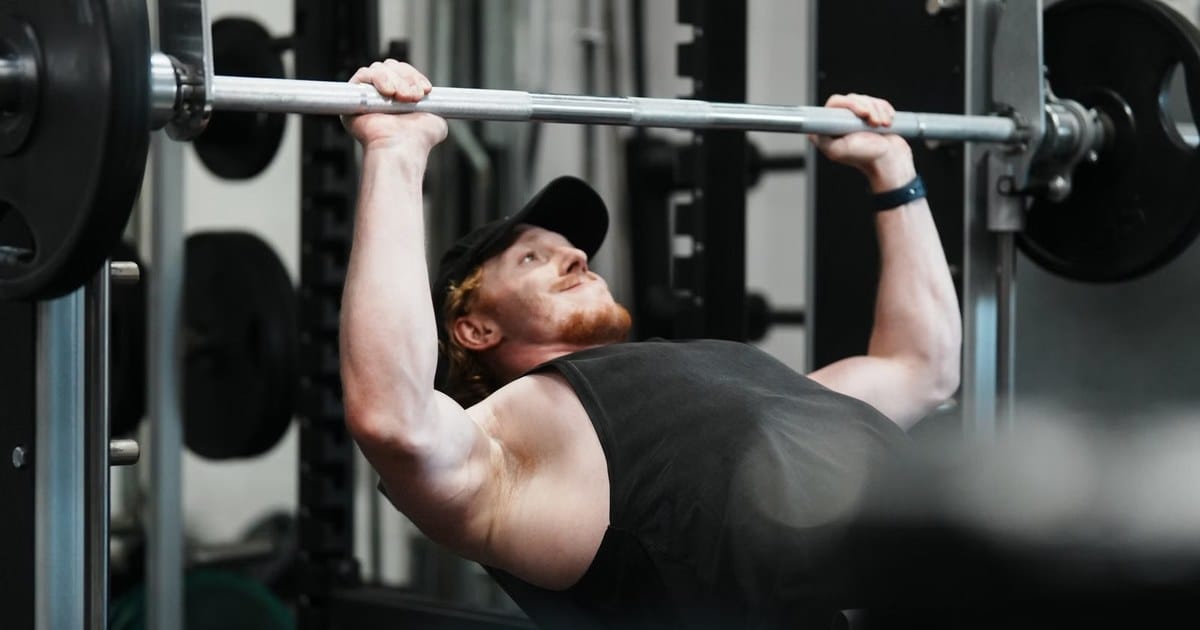 incline dumbbell press on an adjustable bench