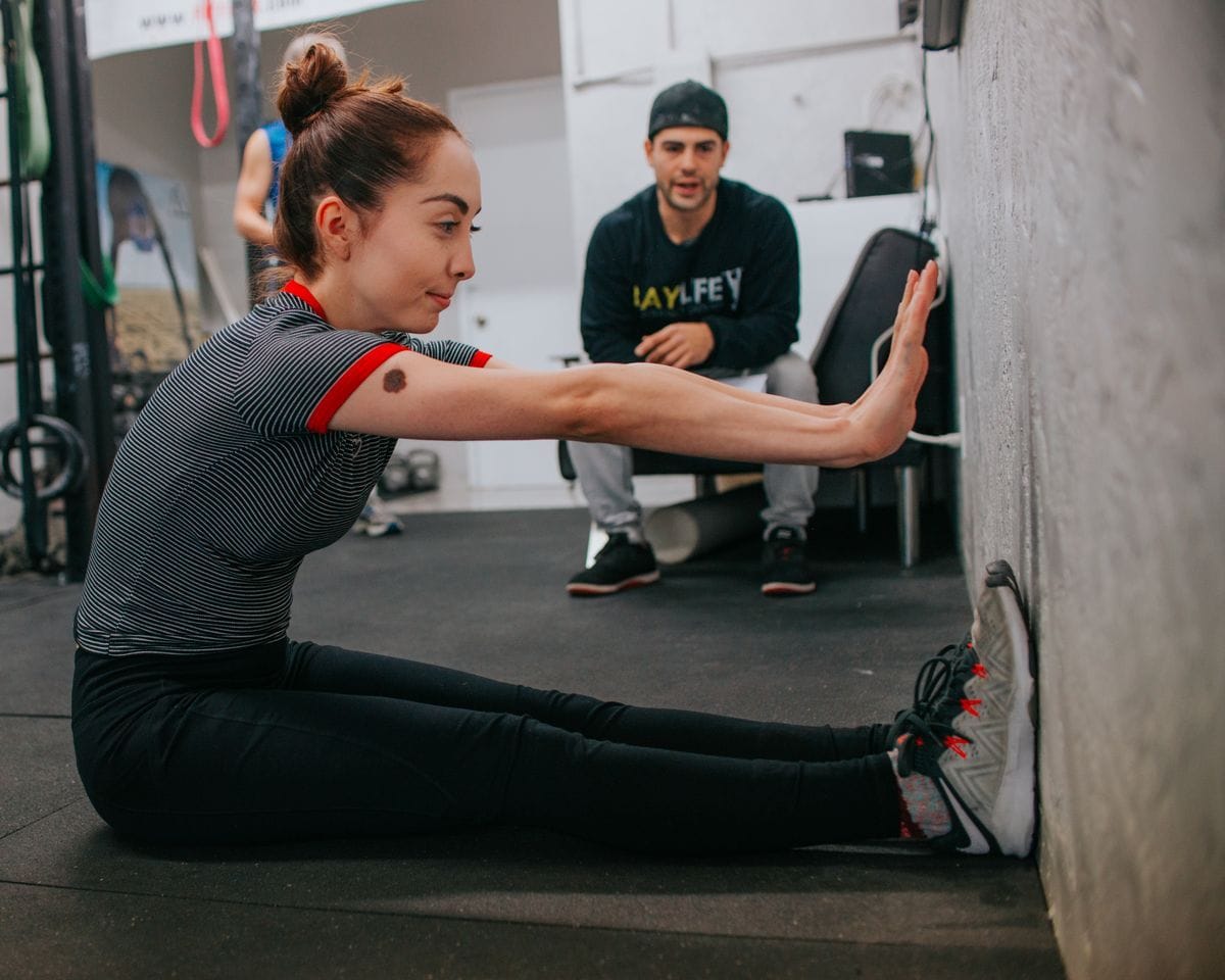 foam roller exercises and guided stretching for muscle recovery