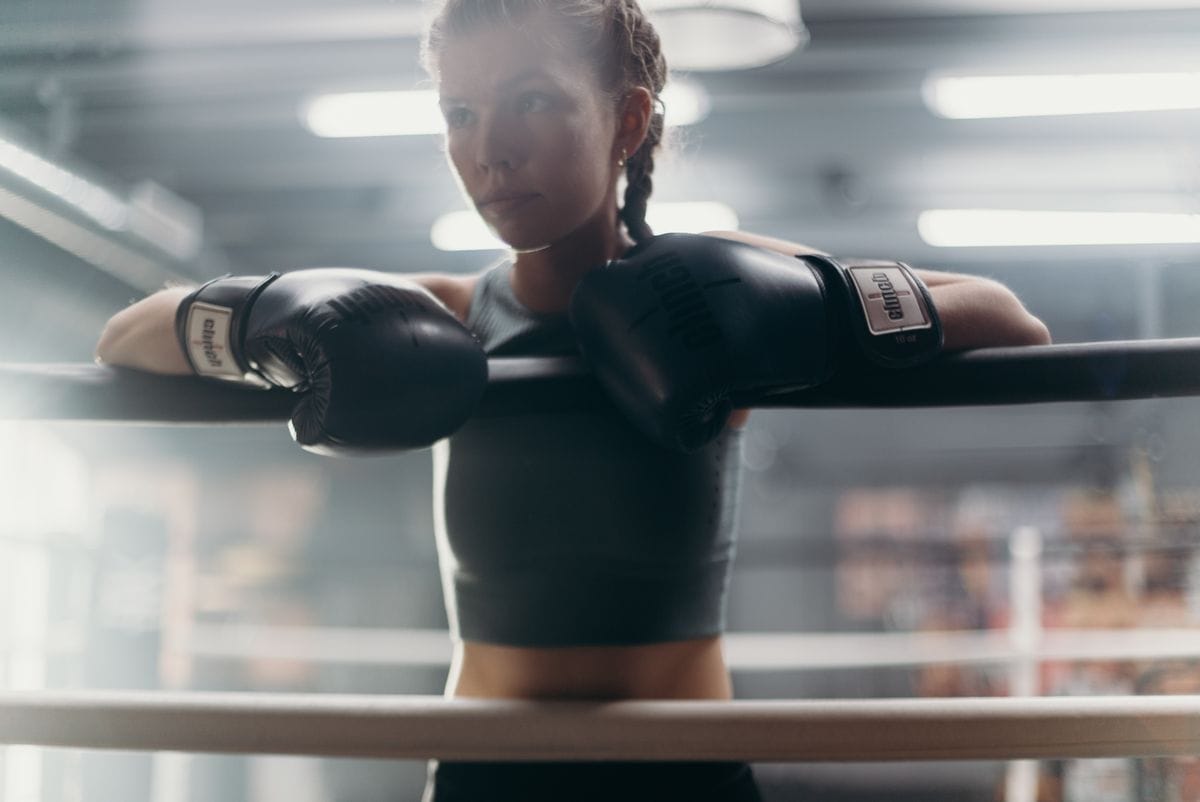 mma vs boxing training comparison boxing gloves in the gym
